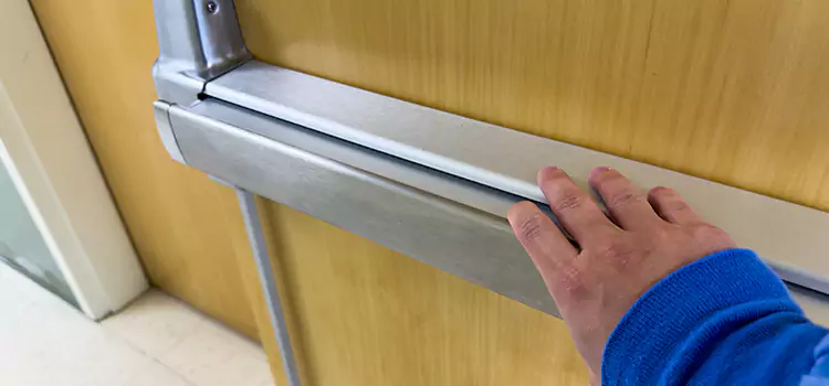 Installing a Push Bar on a Door Riverview